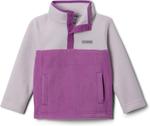 Columbia baby-boys Steens Mountain II 1/4 Snap Fleece Pull-over, Razzle/Lavender Pearl - фото