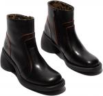 Женские модные ботинки FLY London Hewi304fly, Black/Red - фото 2