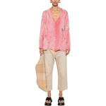 Потертый кардиган R13, розовый - фото 3