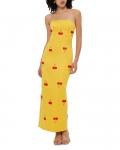 Платье-бюстье Rayna с декором макси LEO LIN, желтый - фото