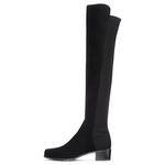Stuart Weitzman /SW Сапоги до колена 4 см, женские, черные - фото