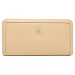 Большой кошелек-монотип. Tommy Hilfiger, бежевый - фото