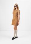 Платье VILA VIIDA O NECK DRESS, Toasted Coconut/Brown - фото 2