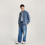 Tommy Hilfiger Джинсовая куртка унисекс синяя, Denim Blue 1A4 - фото 7