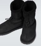 Замшевые ботинки Prada, черный - фото 3