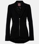 Блейзер на молнии Jean Paul Gaultier, черный - фото