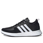 Кроссовки (WMNS) adidas Court80s Running Shoes Black/White, черный - фото