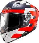 Шлемы LS2 Thunder Carbon, Red/White/Blue - фото 4