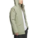 Куртка пуховая мужская палаточного зеленого цвета Adidas - фото 5