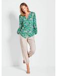 Блузка GOLDNER, цвет grün/gemustert - фото 2