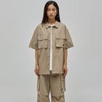 Рубашка унисекс UNDEFEATED, Taupe - фото 5