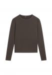 Топ Massimo Dutti MELANGE, Dark Brown - фото 6