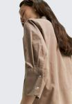 Блуза TOM TAILOR Button-down blouse, Soft Taupe Grey/Taupe - фото 4