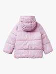 Детская утепленная куртка с капюшоном Benetton, Violet - фото 2