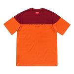 Футболка fw18 split logo ss top orange tee Supreme, оранжевый - фото