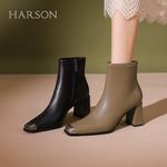 Ботильоны женские Harson, цвет Black (heel height 5.5cm) - фото 21