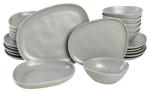 Набор столовой посуды, серый - фото