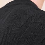 Кардиган женский Hermes с короткими рукавами, черный - фото 5