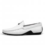 CKVUSAMG Лоферы Gommino унисекс белые/черные - фото