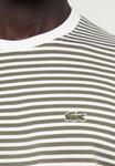 Футболка Lacoste Print T-shirt, White/Olive/Olive - фото 6