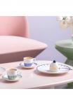 Чашка кофейная с блюдцем Villeroy & Boch Fleur Couleur, 70 мл, синий - фото 4