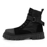 Bull charm Черные короткие ботинки мартин, цвет Black - фото