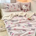 Sanrio Плед Hello Kitty My Melody розовый - фото 7