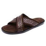 Шлепанцы мужские коричневый Brounvanm - фото 2