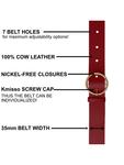 Ремень Kmisso, красный - фото 5