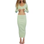 Трикотаж женский зеленый Zara - фото 3