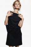 Платье на бретелях с бантом H&M, черный - фото