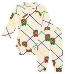 Детский боди и леггинсы Mini Rodini, Off-White - фото