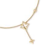 Ожерелье LV Flowergram Louis Vuitton, золотой - фото 2