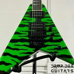 Электрогитара Jackson USA Custom Shop Rhoads RR24 FR с чехлом - Зеленый Бенгал - фото 8