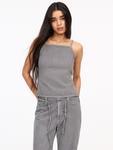 Топ Pull&Bear Pull&Bear , Grey denim - фото 2