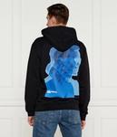 Толстовка мужская Karl Lagerfeld Jeans с надписью, черный - фото 3