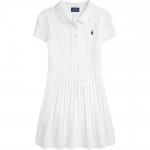 Платье SS25 детское Polo Ralph Lauren, белый - фото