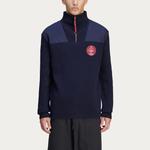 Топ adidas x C.P. Company SPZL Half Zip Sweatshirt 'Navy' - фото 4