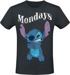Футболка Lilo & Stitch Mondays, черный - фото