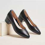 Туфли на высоком каблуке женские черный Aokang - фото 4