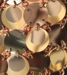 Мини-юбка с кольчугой Rabanne, металлический - фото 4