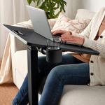 Регулируемый по высоте стол MITTZON IKEA, 66x50 см, черный - фото 5