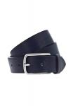 Ремень кожаный Vanzetti, темно-синий - фото