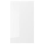 Фасад для посудомоечной машины, глянцевый белый, 45x80 см Voxtorp IKEA - фото