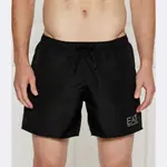 Купальные шорты стандартного кроя Ea7, черный - фото