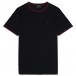 Футболка тонального звонка Lyle & Scott, черный - фото