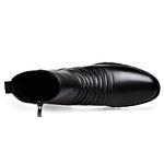 Чёрные мужские полусапоги Cachiotti с мягкой подкладкой - фото 10