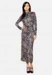 Платье LolaLiza WITH LEOPARD PRINT, Med Grey/Grey - фото