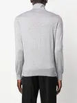 Свитер с высоким воротником Zegna, серый - фото 4
