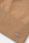 Шерстяная шапка Boss, бежевый - фото 3